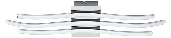 Plafoniera Moderna Roncade Led Alluminio Cromo H4,5Cm