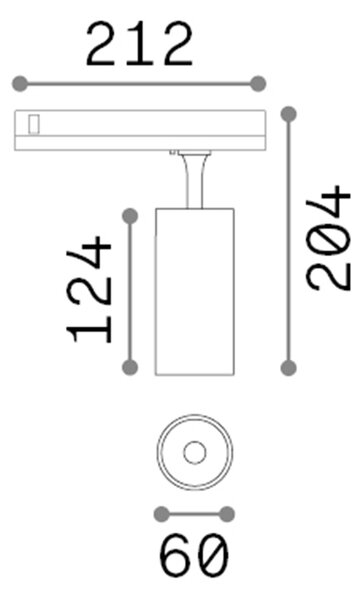 Proiettore Fox Alluminio-Materie Plastiche Nero Led 15W 3000K Cri90 1-10V