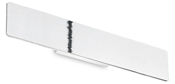 Applique Moderna Zig Zag Metallo Cromo Led 23W 3000K Luce Calda