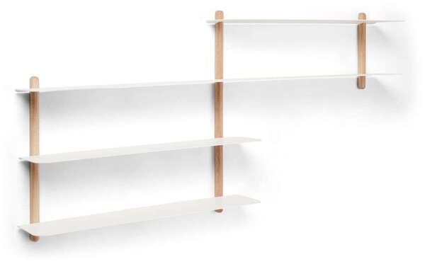 GEJST - Nivo Shelf B Claro Quercia/Bianco