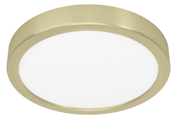 Plafoniera Moderna Fueva 5 Acciaio Ottone Led Integrato 17W 3000K Ip20