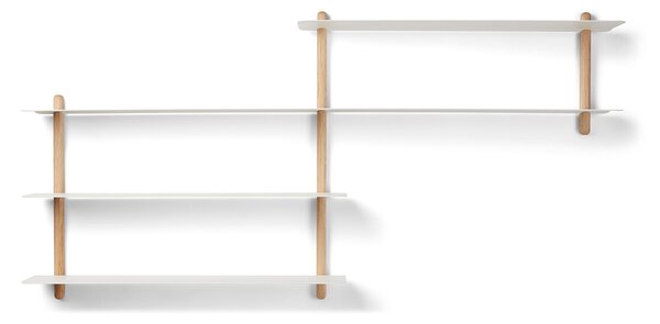 GEJST Accessori per la Casa - Nivo Shelf B Claro Quercia/Bianco GEJST