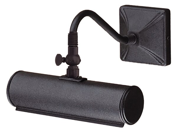 Applique Classica Picture Light Acciaio Nero 1 Luce E14