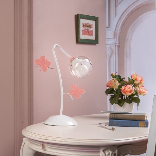 ONLI - Lampada da tavolo per bambini BUTTERFLY 1xE14/6W/230V