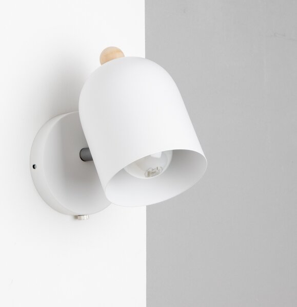 Brilagi - Faretto da parete GALLION 1xE27/15W/230V bianco