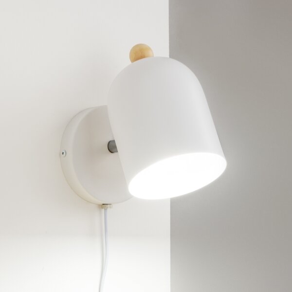 Brilagi - Faretto da parete GALLION 1xE27/15W/230V bianco
