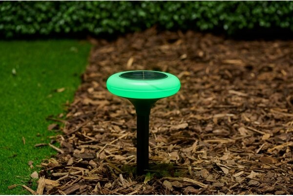 Grundig - Lampada solare LED RGB LED/1,2V 300 mAh