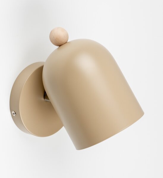 Brilagi - Faretto da parete GALLION 1xE27/15W/230V beige