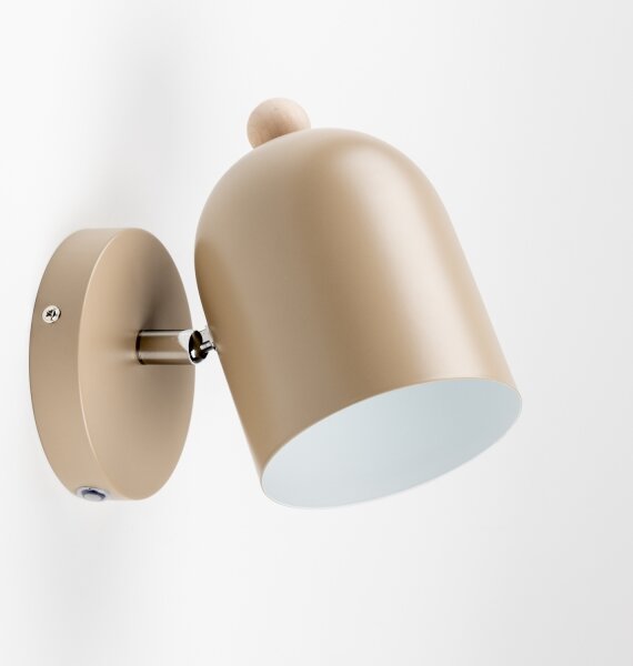 Brilagi - Faretto da parete GALLION 1xE27/15W/230V beige