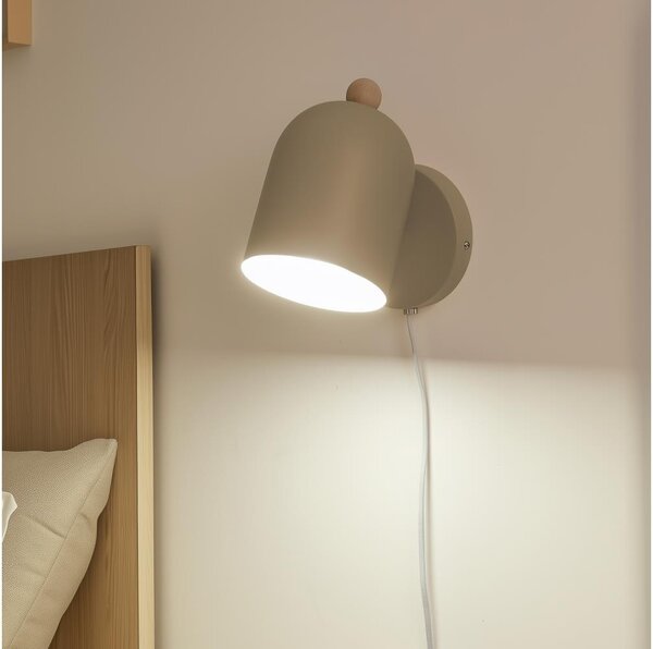 Brilagi - Faretto da parete GALLION 1xE27/15W/230V beige