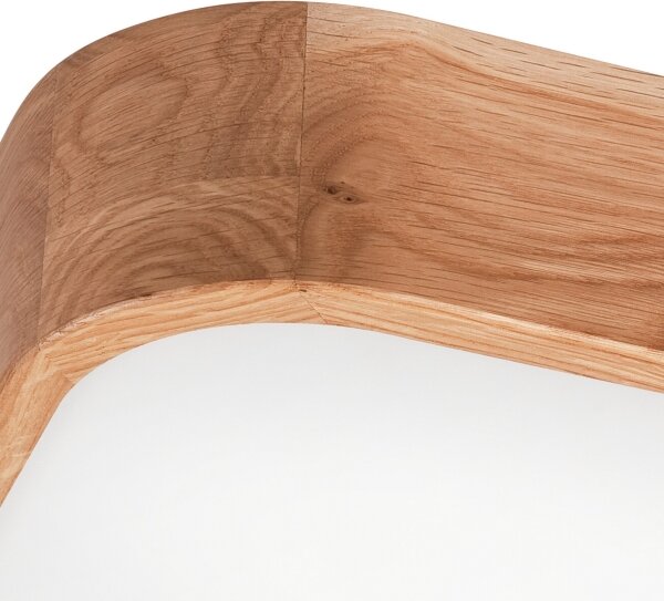 Plafoniera OAK SQUARE 4xE27/15W/230V 45x45 cm quercia