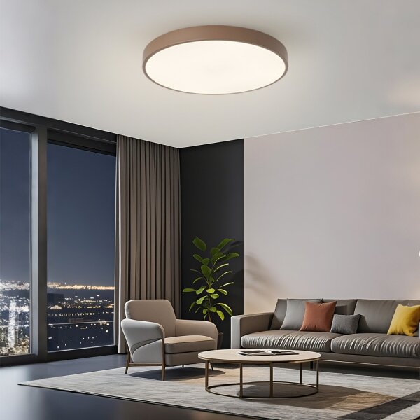 Brilagi - Plafoniera dimmerabile POOL LED/60W/230V 3000-6000K 60 cm marrone + telecomando