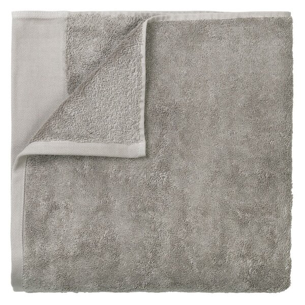 Asciugamano in cotone grigio, 50 x 100 cm - Blomus