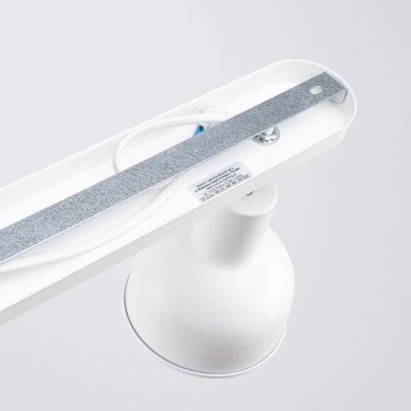 Sollux SL.1314 - Faretto ELBA 2xE27/15W/230V bianco