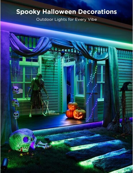 Govee - Striscia LED per esterni Pro SMART RGBICWW 10m Wi-Fi IP65
