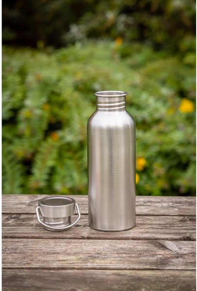 Bottiglia in acciaio inox color argento 650 ml - Esschert Design