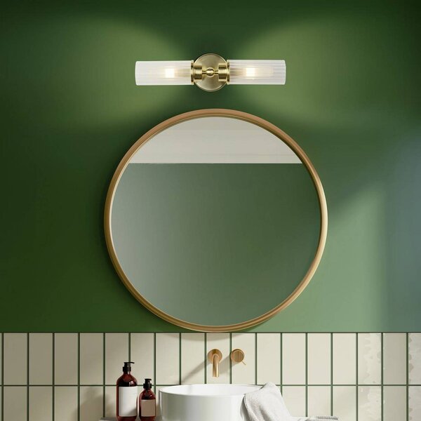 Searchlight Applique da parete Imperial, dimmerabile, Ottone / Oro, Bagno, Metallo, Applique