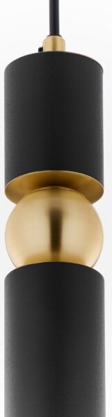 Jupiter 2003 - Lampadario a sospensione con filo ALAS 1xGU10/10W/230V nero/oro