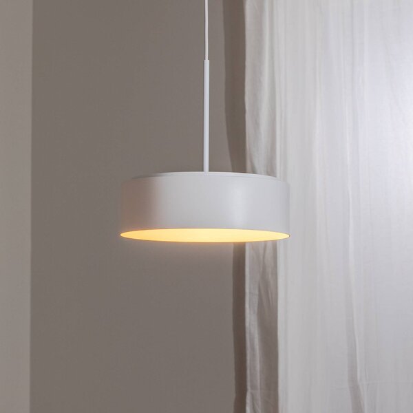 BEGA Bega Lampada a sospensione Studio Line, Ø 36 cm, bianco-oro, DALI dimmerabile, Bianco / Opale, Soggiorno / Sala da pranzo, Alluminio