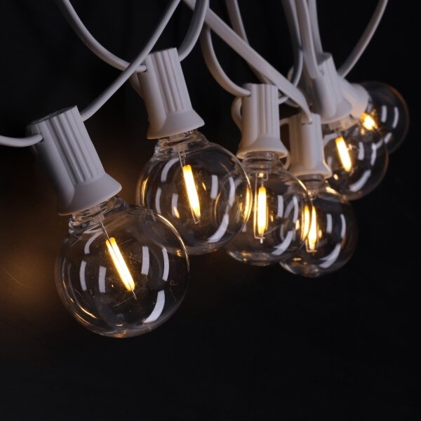 Brilagi - Catena luminosa decorativa LED da esterno GIRLANDA 10xE12 8 m bianco IP44 luce bianca calda