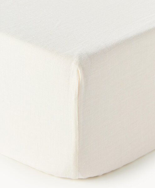 Lenzuolo con angoli boxspring in lino Linna