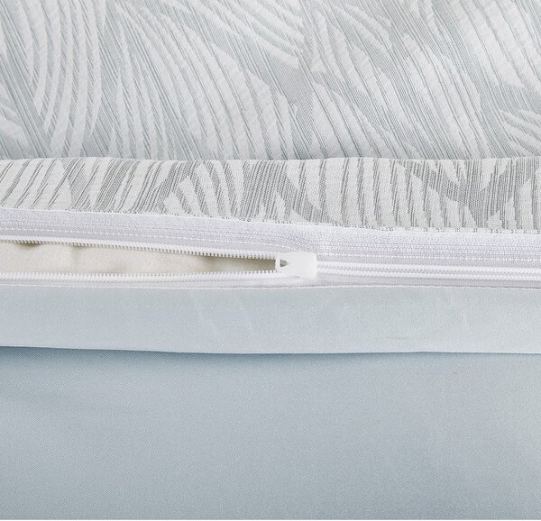Biancheria da letto singola jacquard verde 140x200 cm Florida - My House