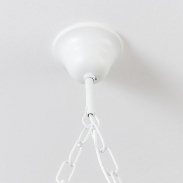 Brilagi - Lampadario con catena QUEEN 4xE14/40W/230V faggio/crema