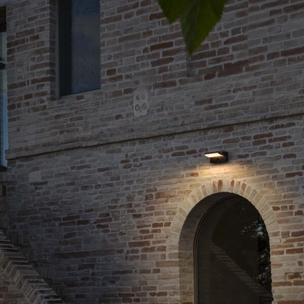 Ideal Lux -LED Applique da esterno con sensore SWIPE LED/21W/230V CRI 90 IP54 marrone