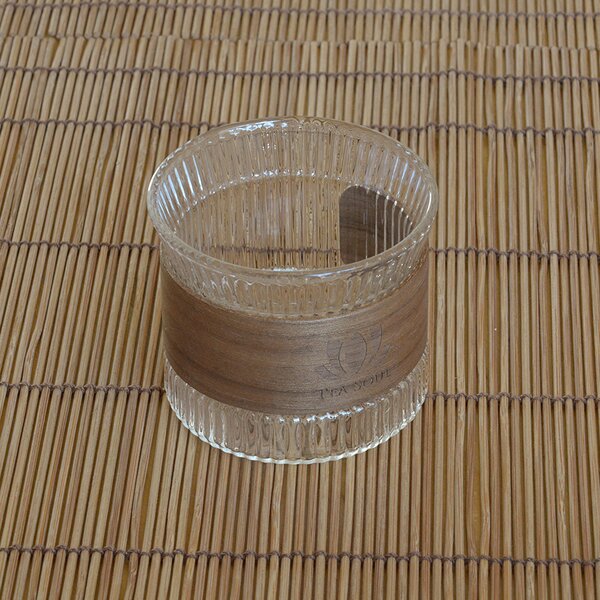 Tazza in Vetro e Legno 100 ml