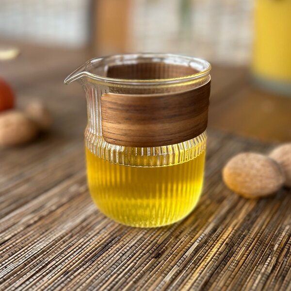 Brocca Gong Dao Bei in Vetro e Legno 300 ml
