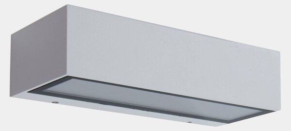 LEDS-C4 Applique da esterni a LED Nemesis, Bianco / Opale, Alluminio, Moderno, Applique LED da esterni