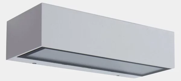 LEDS-C4 Applique da esterni a LED Nemesis, Bianco / Opale, Alluminio, Moderno, Applique LED da esterni