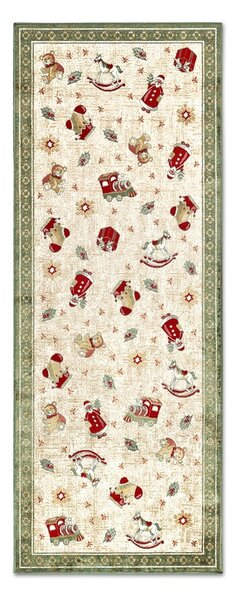 Passatoia verde natalizia in cotone 80x200 cm Toy's Delight Green Christmas - Villeroy&Boch