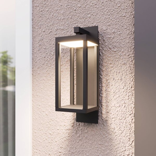 Applique da esterni a LED Ferdinand Lucande, Alluminio / Grigio / Zincato, Alluminio, Moderno, Applique LED da esterni