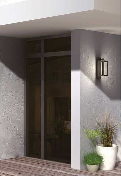 Applique da esterni a LED Ferdinand Lucande, Alluminio / Grigio / Zincato, Alluminio, Moderno, Applique LED da esterni