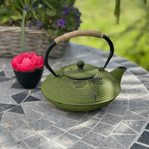 Teiera in ghisa verde 900 ml