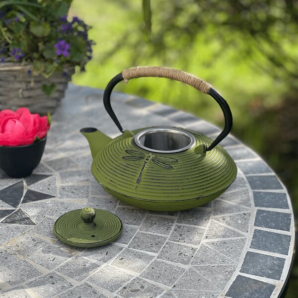 Teiera in ghisa verde 900 ml