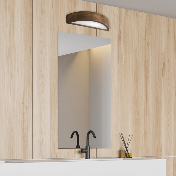 Brilagi - Lampada da parete LED CARVALHO 1xE27/60W/230V rovere noce