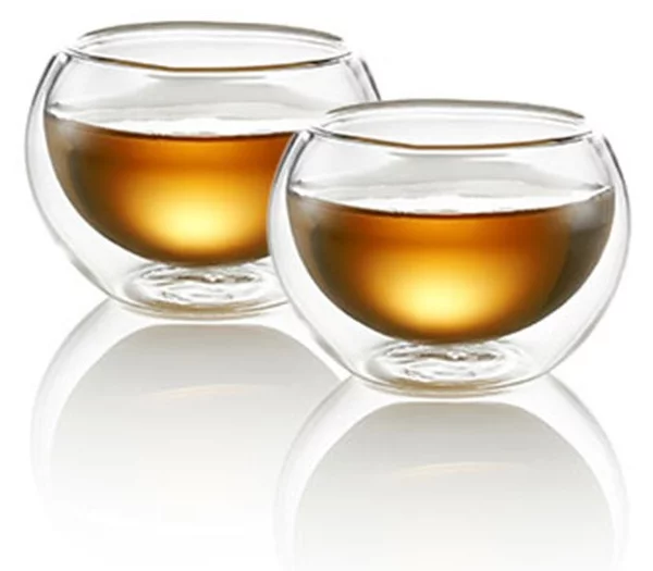 Tazze in vetro doppio strato da 30 ml 2 pz