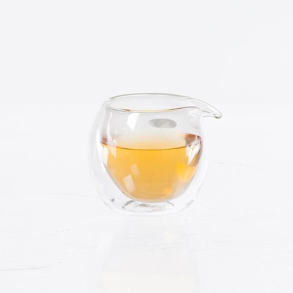 Brocca Gong Dao Bei in vetro doppio strato 150 ml