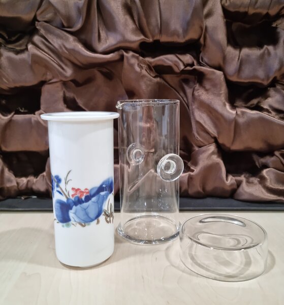 Set in Porcellana Bianco Decorato 7 pz