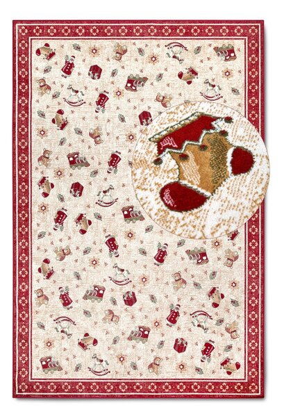 Tappeto rosso natalizio in cotone 160x230 cm Toy's Delight Red Christmas - Villeroy&Boch