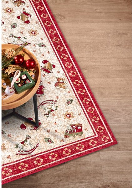 Tappeto rosso natalizio in cotone 160x230 cm Toy's Delight Red Christmas - Villeroy&Boch