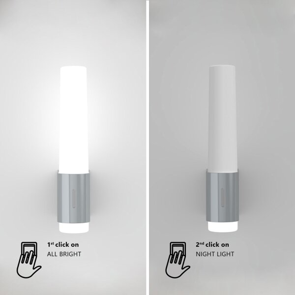 Nordlux - LED Dimmerabile Applique da bagno HELVA LED/6,8W/230V IP44