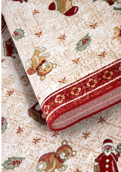 Passatoia rossa natalizia in cotone 80x200 cm Toy's Delight Red Christmas - Villeroy&Boch