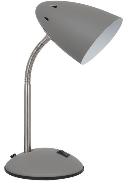 ITALUX MT-HN2013-GR+S.NICK - Lampada da tavolo COSMIC 1xE27/40W/230V grigio