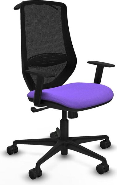Sedia da ufficio Mardos, modello sincro bali, marca Piqueras y Crespo, codice prodotto D036N0H, colore lilla