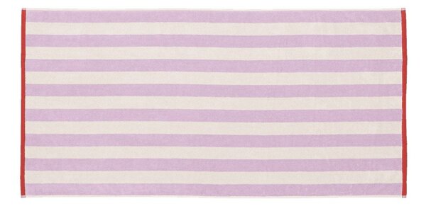 Asciugamano tipo terry lavanda/color crema in cotone 70x140 cm Gobo – noo.ma
