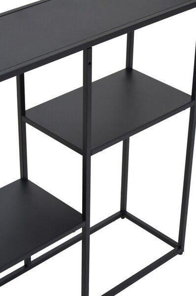 Scaffale nero in acciaio 80x81x26 cm Acero – Premier Housewares
