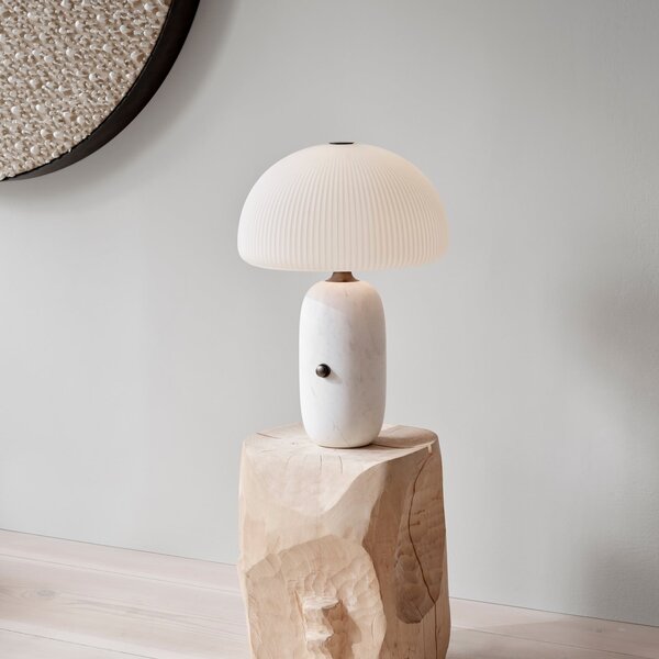 Lampade da tavolo Vipp, dimmerabile, Bianco, Soggiorno, Vetro
